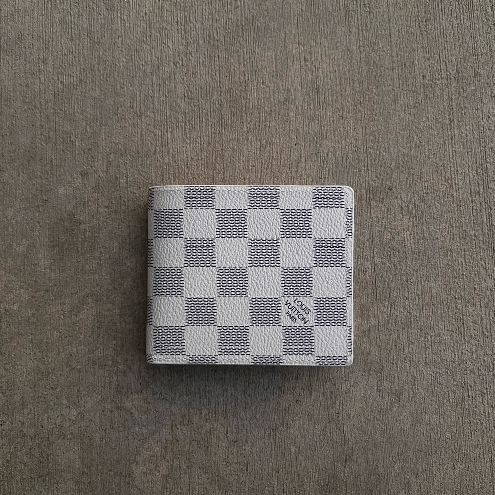 Black and White Checkered Card Holder